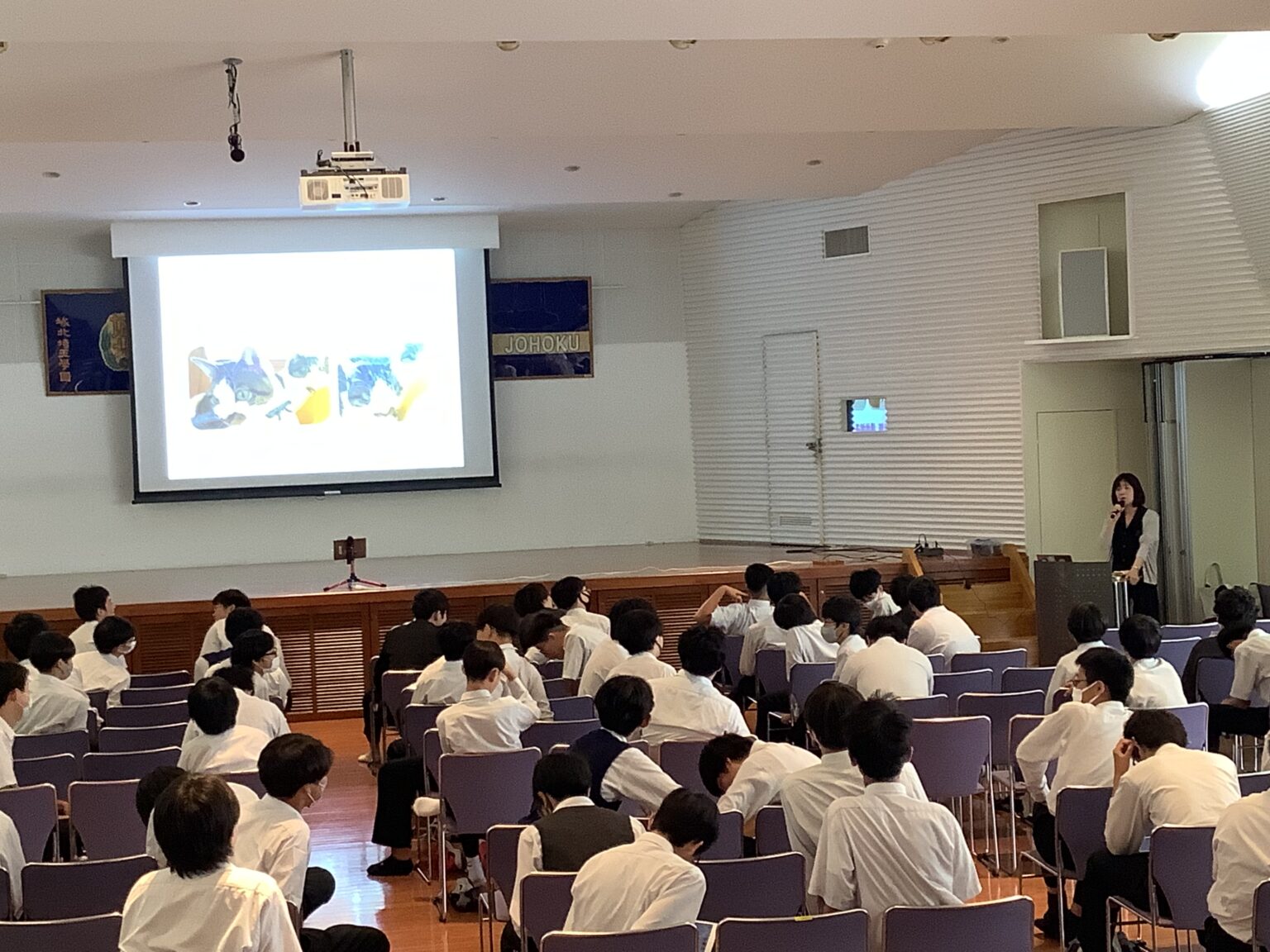 中学3年生 性の講演会 城北埼玉中学・高等学校 埼玉県川越市 中高一貫私立進学校 9261